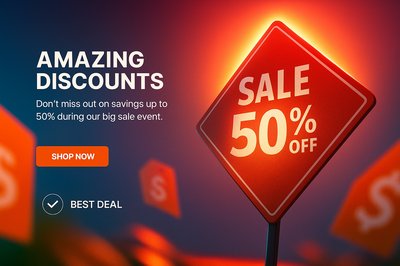 Dynamic Discount Banner for Sales Event