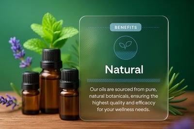 Essential Oils and Fresh Herbs for Wellness