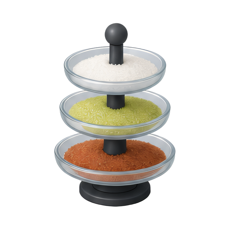 three-tier glass rimmer