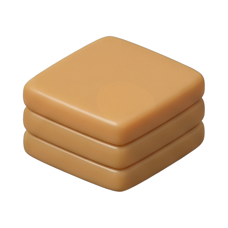 sticky nian gao cake slice