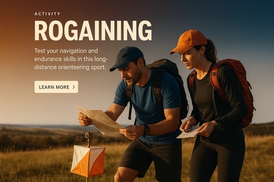 Stylish Web Design Featuring Rogaining Activity