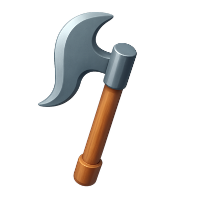 3D Billman Hook Icon with Isometric View