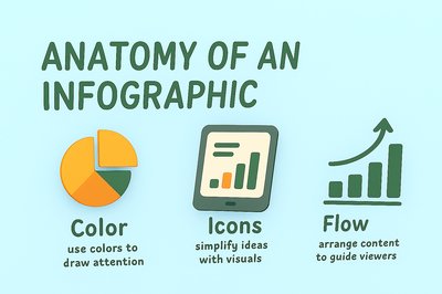 Educational Infographic on Infographic Anatomy