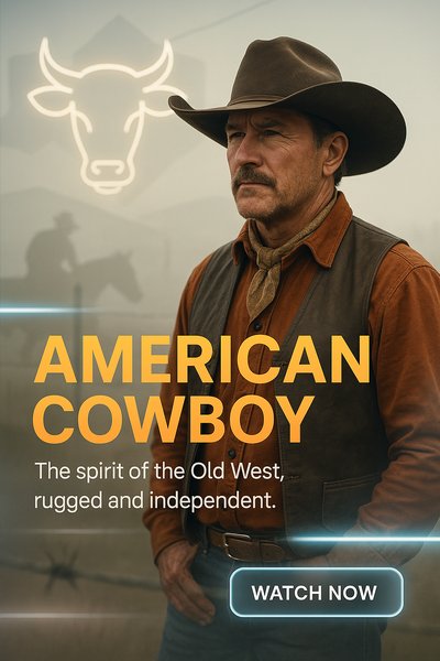 Promotional Banner for American Cowboy Theme
