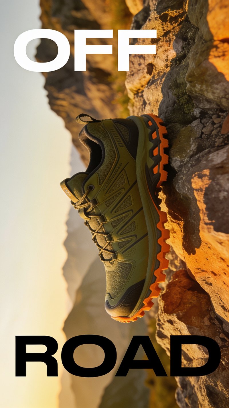 varied rugged trail shoes