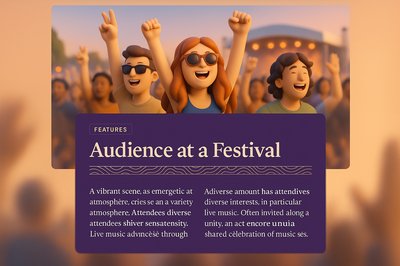 Vibrant Audience Atmosphere at Festival Celebration