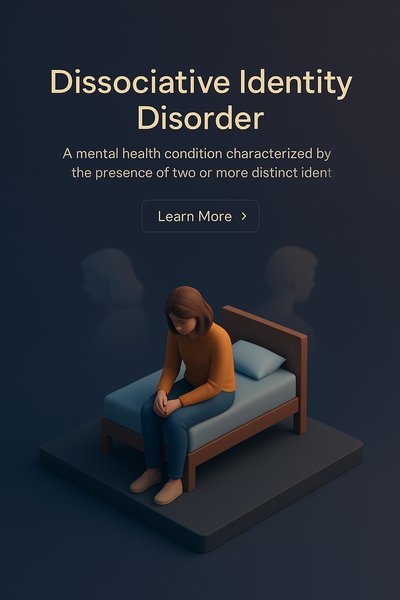 3D Scene of Dissociative Identity Disorder Representation