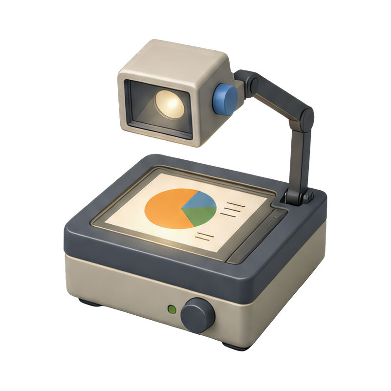overhead projector transparency