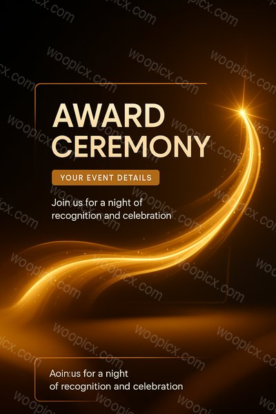 Elegant Award Ceremony Invitation Design