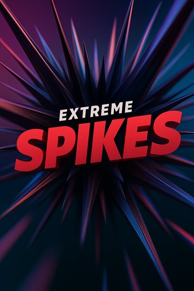 Dynamic 3D Illustration of Extreme Spikes
