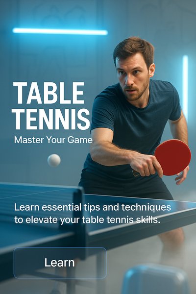 Dynamic Table Tennis Training Promotion with Engaging Visuals