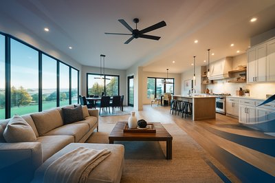 Stunning Luxury Home Interior with Open Concept Design