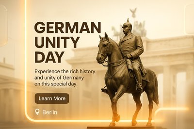 Promotional Graphic for German Unity Day Celebration