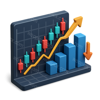 3D Icon Representing Grid Trading with Volumetric Design