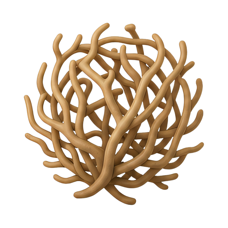 dry tumbleweed in desert