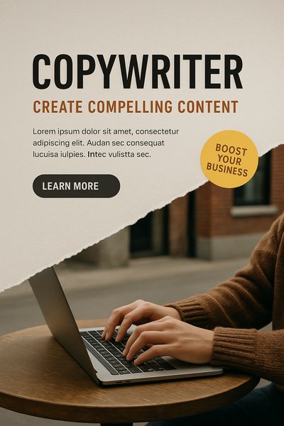Creative Copywriter Visual Design for Engagement