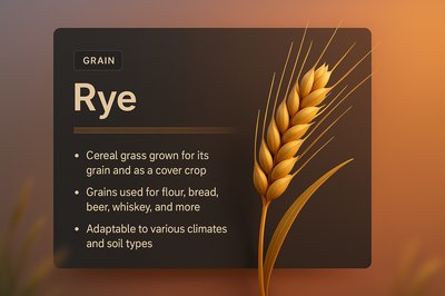 3D Design for Rye Grain Information Page