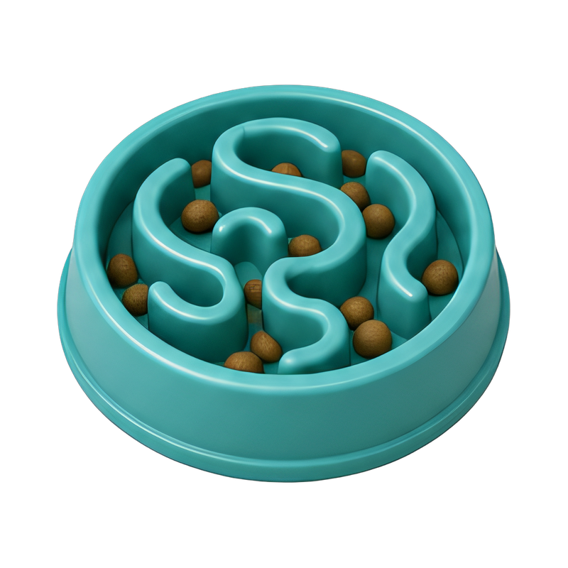 slow feeder pet bowl