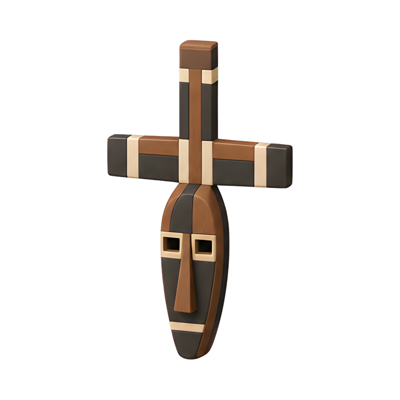 Dogon Kanaga Cross Mask