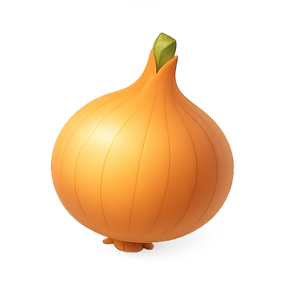 Stylized Cartoon Onion Character Design