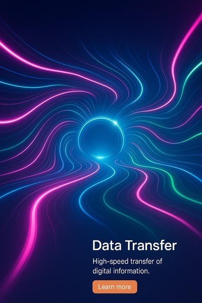 Mesmerizing Neon Portal with Dynamic Waves and Lights