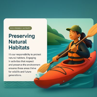 Promoting Eco-Friendly Activities for Natural Habitat Preservation