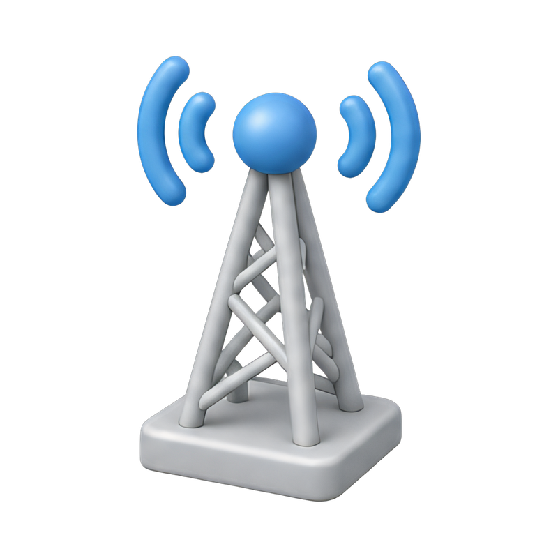 small 5G tower installation