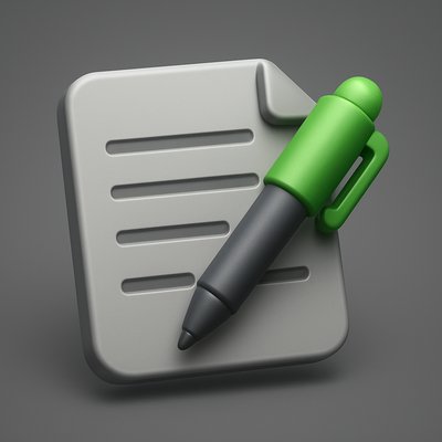 Stylish 3D Green and Gray Icon for Gaming