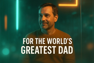 Neon Depth: Celebrating the World's Greatest Dad