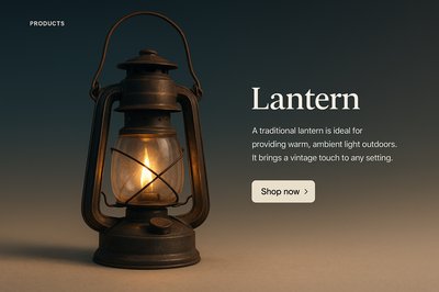 Stylish Lantern: Vintage Charm for Any Setting