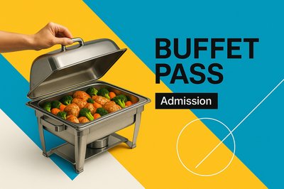 Dynamic Buffet Pass Design with Minimalist Aesthetic