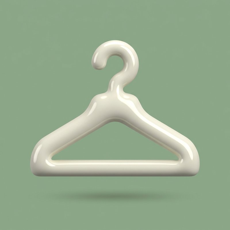 minimalist clothes hanger design