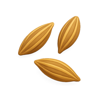 Stylized Decorative Elements in Golden Hue