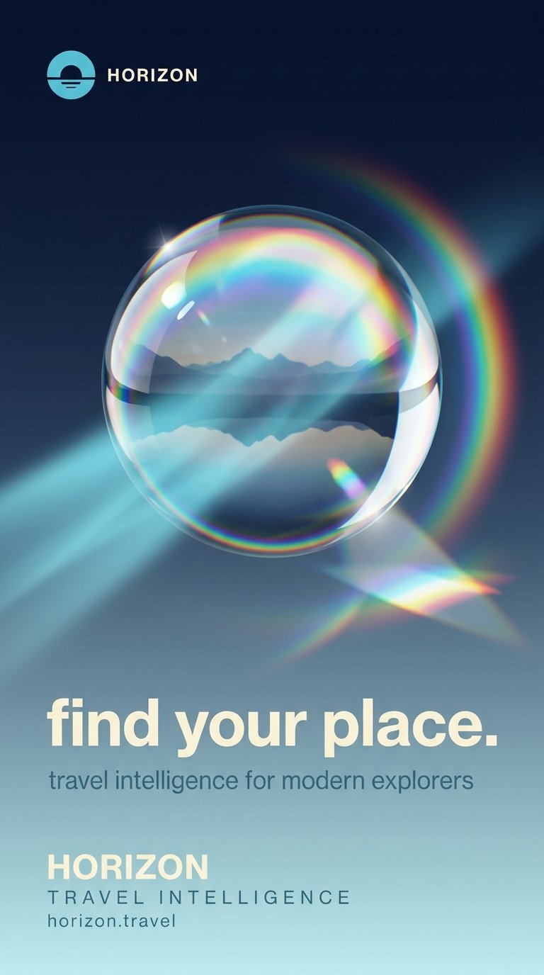 Polished glass orb with rainbow reflections