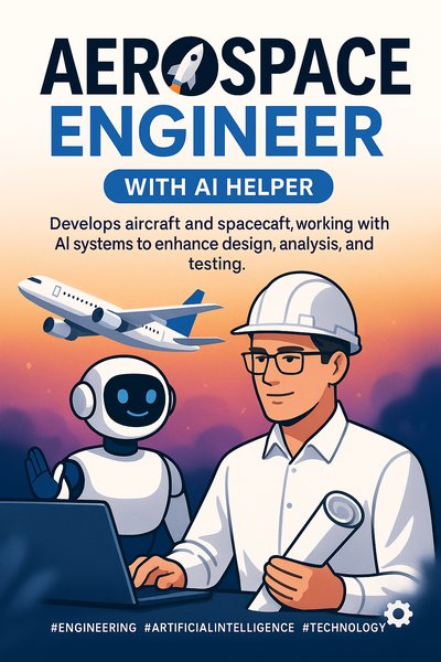 Aerospace Engineer Collaborating with AI Assistant