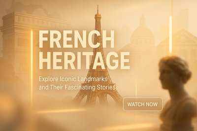 Promotional Banner for French Heritage Exploration