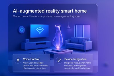 Futuristic AI-Augmented Reality Smart Home Design
