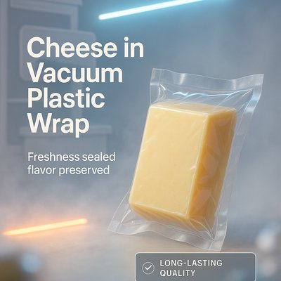 Product Packaging for Vacuum-Sealed Cheese