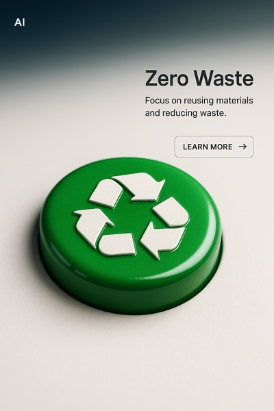Eco-Friendly Web Design with Recycling Theme