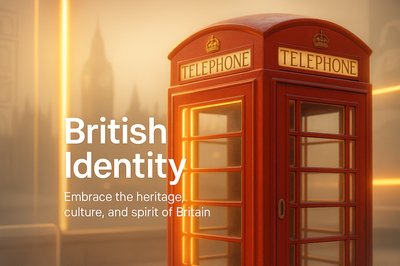 Iconic British Telephone Box with Modern Flair
