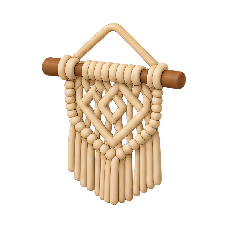 boho macrame wall hanging