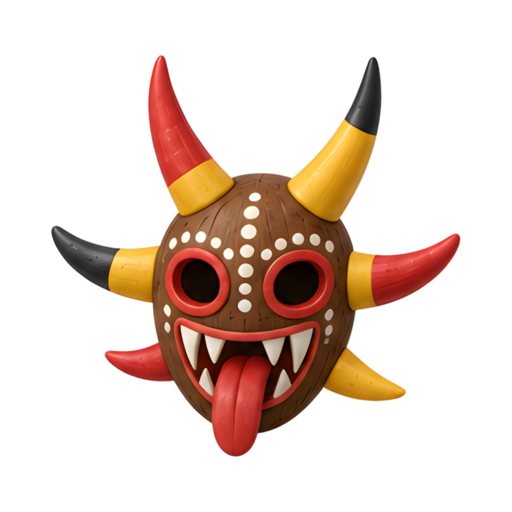 colorful vejigante mask design