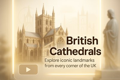Promotional Graphic for British Cathedrals Exploration