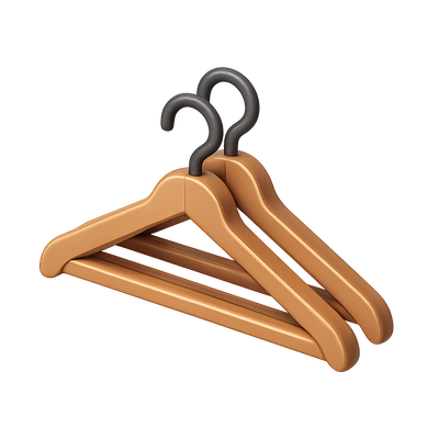 Stylish 3D Clothes Hangers with a Modern Design