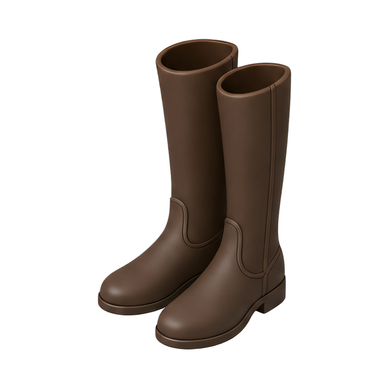 Stylish tall riding boots