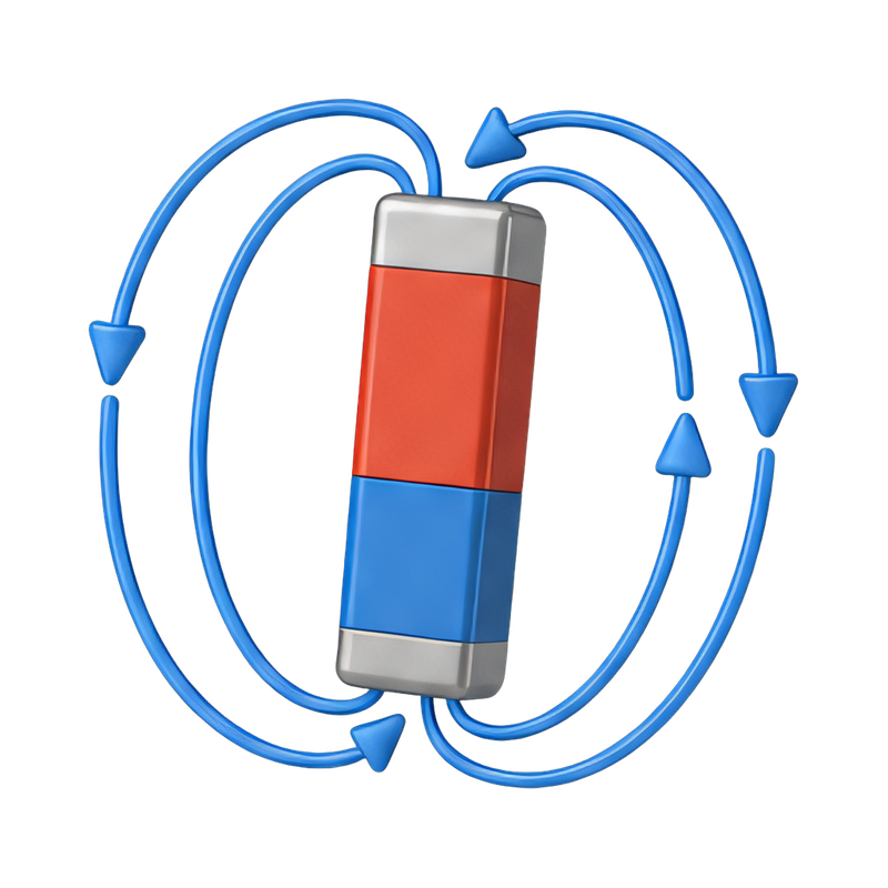 magnetic field arc visualization
