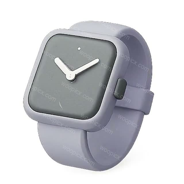 Stylish Gray Smartwatch Display in Various Angles
