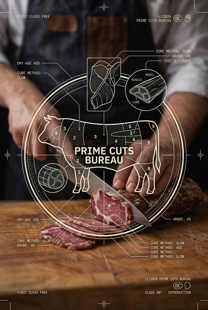fresh cuts of meat display