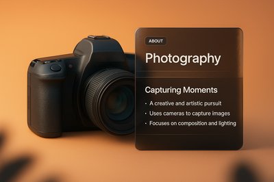 Integrated 3D Visualization of Photography Concept