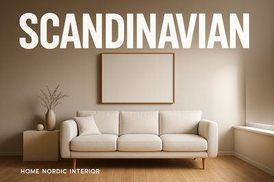 Stylish Minimalist Nordic Living Room Design